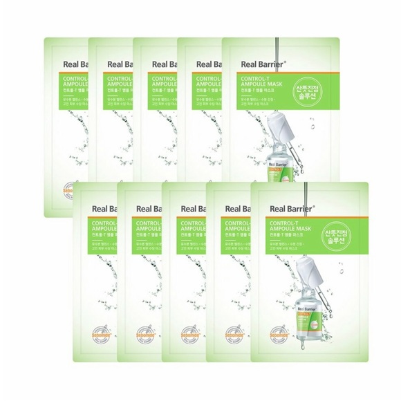 Real Barrier Control-T ampoule mask 25ml exp 12/23 10-packets - Picture 1 of 9